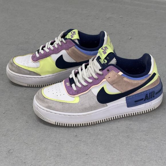 Nike Air Force 1 Shadow Shoes Womens Size 8.5 Pastel CU8591-001 Sneakers - Picture 3 of 9